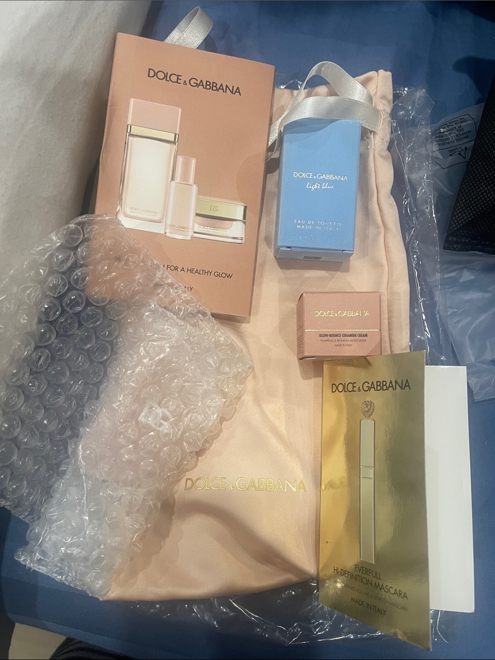 Dolce & Gabbana Gift Collection – Pink, Blue & Gold